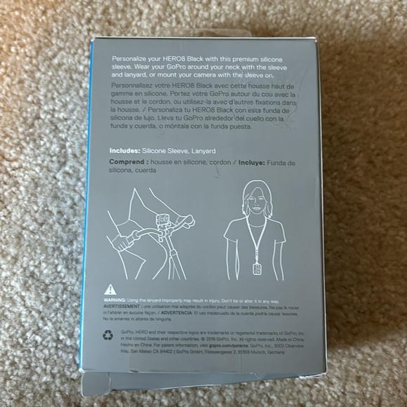 GoPro Silicone Sleeve + Lanyard - Picture 2 of 2